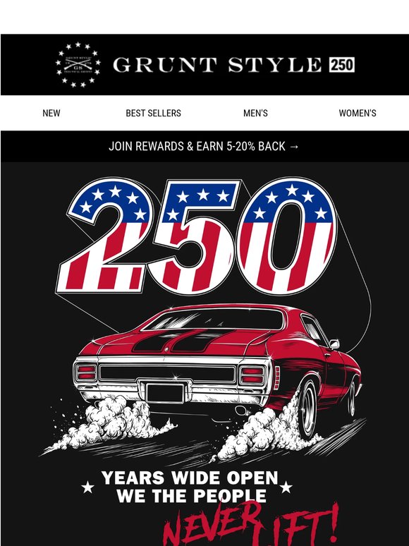 250 Years Wide Open 🇺🇸