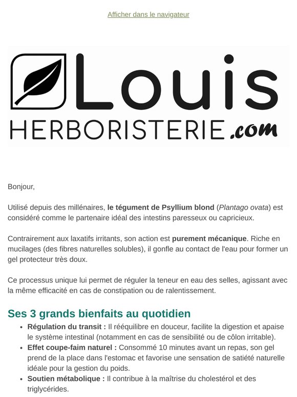 🌾 Coupe-faim, transit et digestion : 1 seule plante pour ces 3 effets.