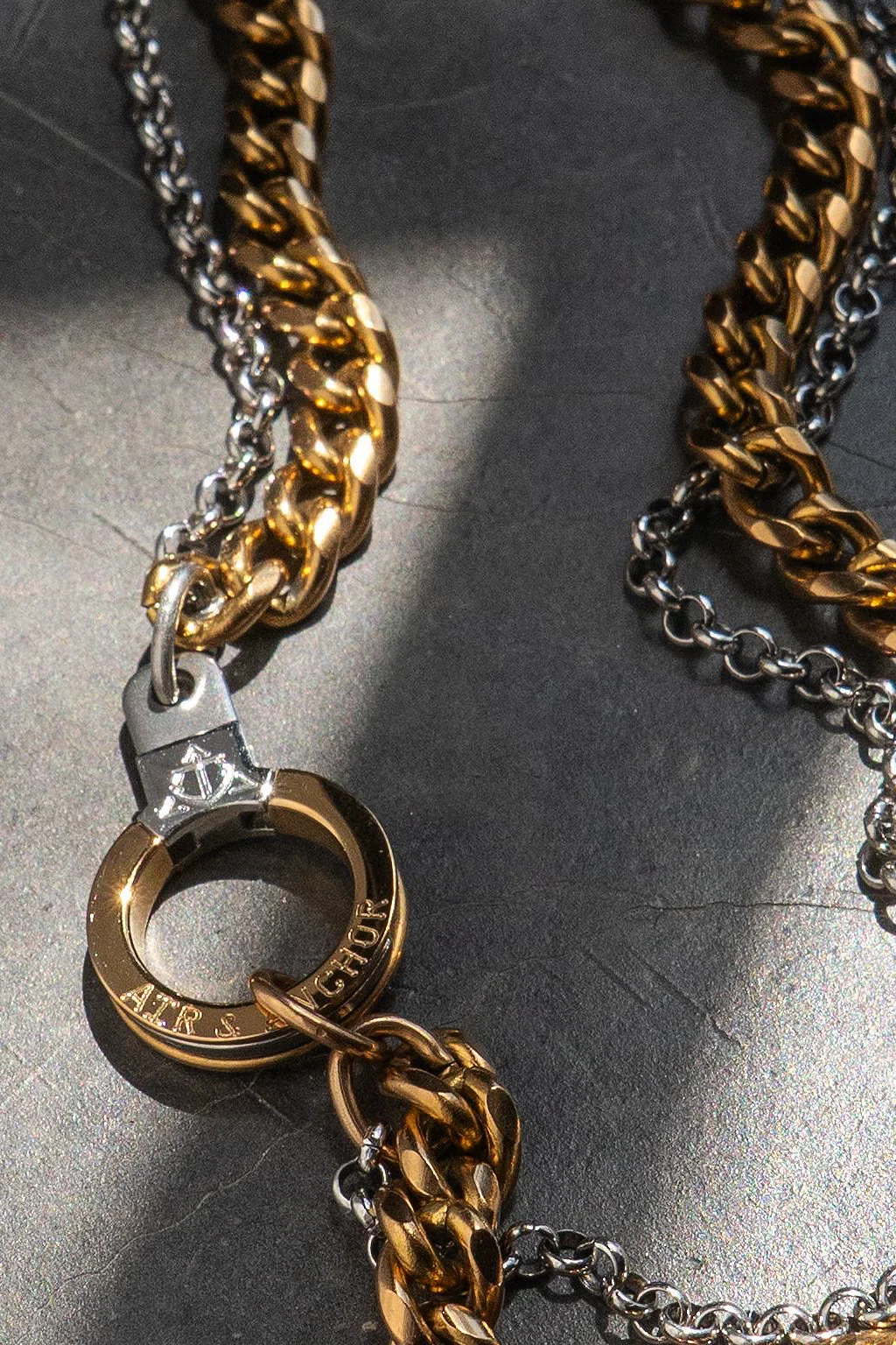 Image of Double Standard Cuff Keeper Necklace