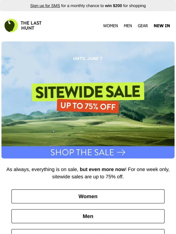 Sales for now and always