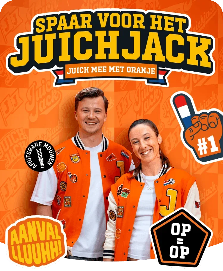 Spaar voor het juichjack