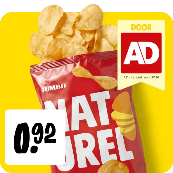 Jumbo chips naturel €0.92