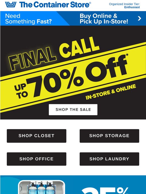 📢Last Call For Up To 70% Off! Bed Bath & Beyond Is Coming...