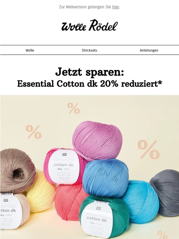Sale-Highlight: 20% auf Bestsellergarn!