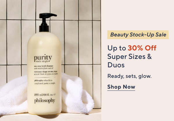 beauty stock up sale
