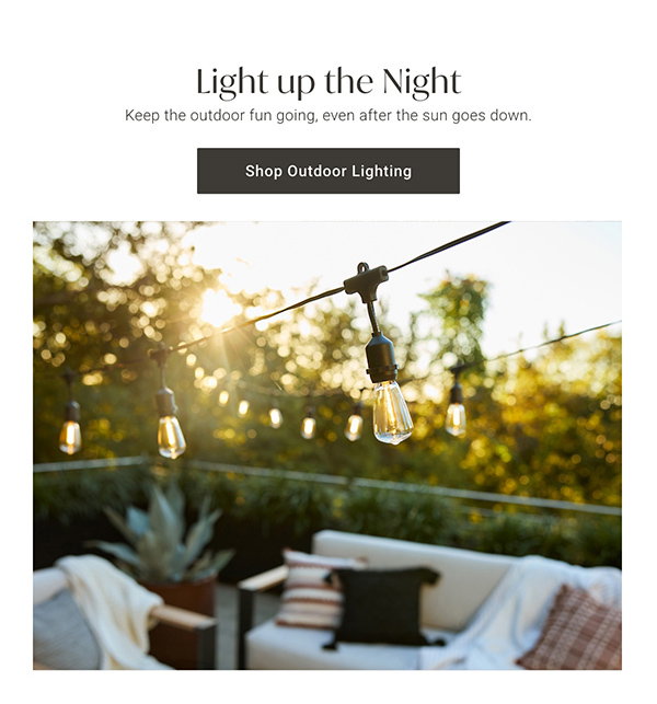 Light Up the Night: Shop Outdoor Lighting