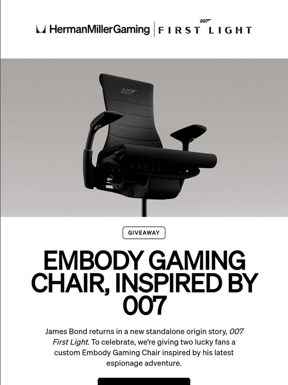 Last day: Embody Gaming Chair giveaway