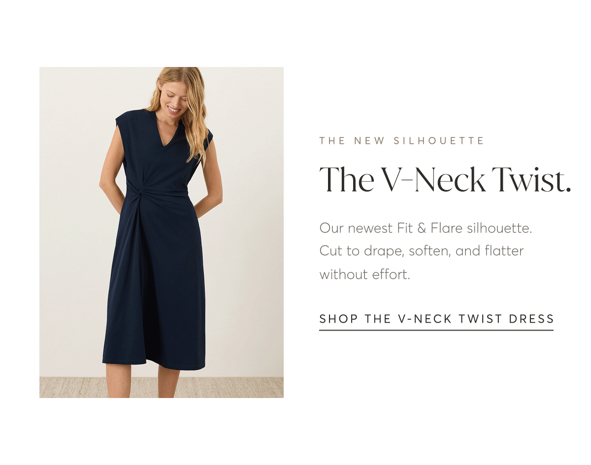 The V-neck Twist | Shop The V-Neck Twist Dress