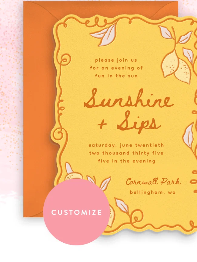 Customize the Citrus Grove design by Sarah Deters Illustration.