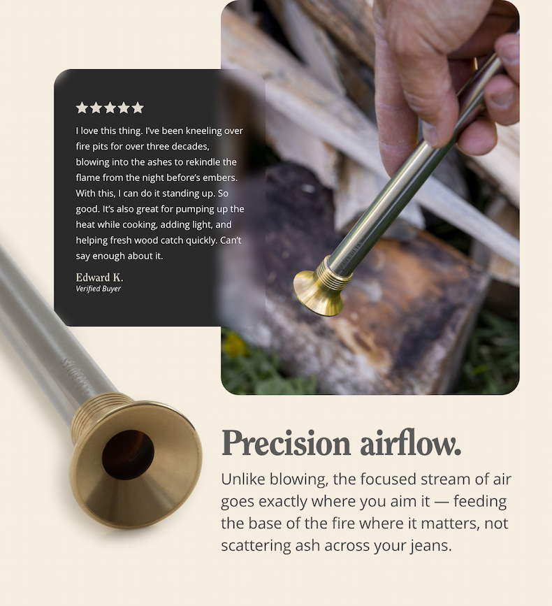 Barebones - Telescoping Fire Blower