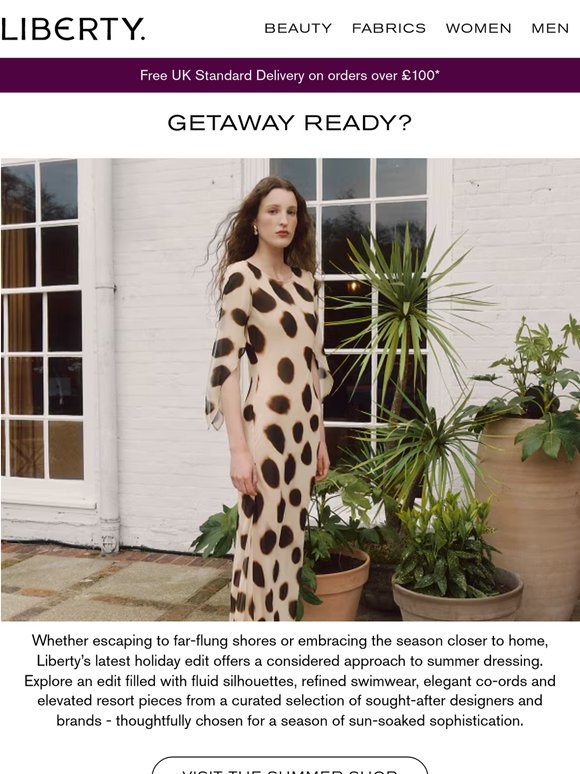 Holiday dressing: the Liberty way