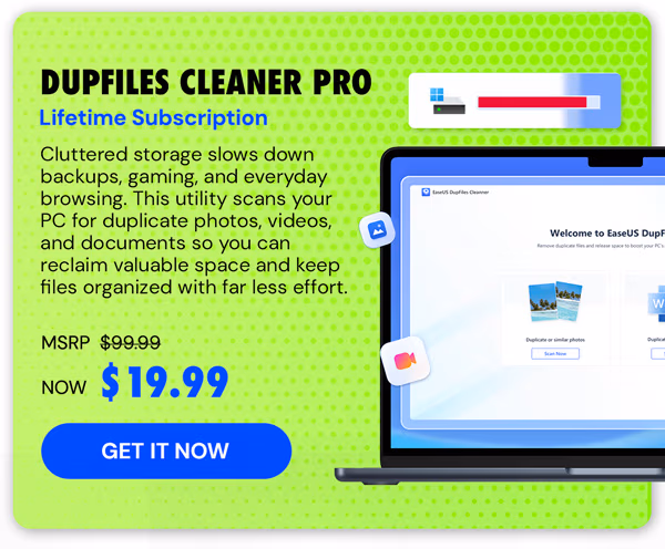 DupFiles Cleaner Pro Lifetime Subscription