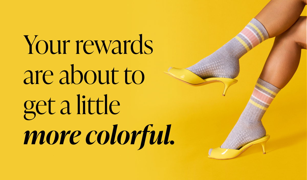 Your rewards are about to get a little more colorful.