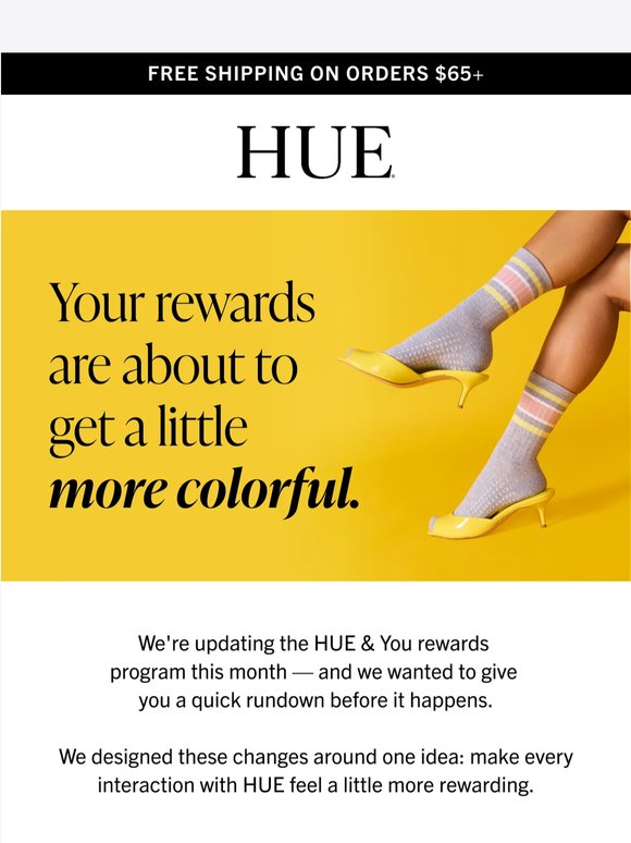 Important update to your HUE & You program
