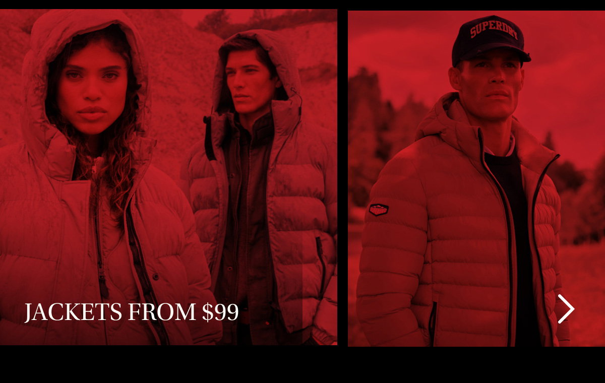 Jackets from $99