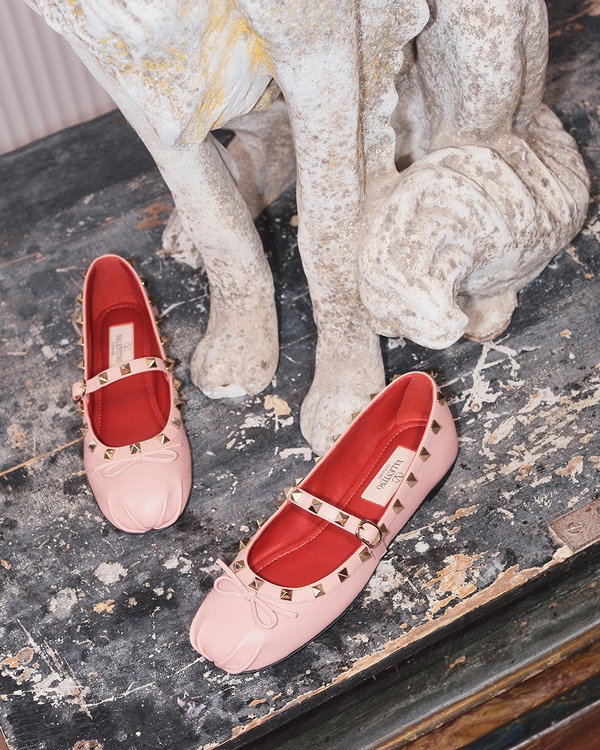 The Valentino Garavani Rockstud Ballerinas