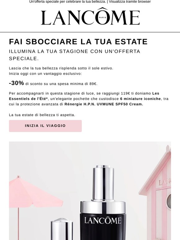 Gli essenziali Lancôme per la tua estate 🌹