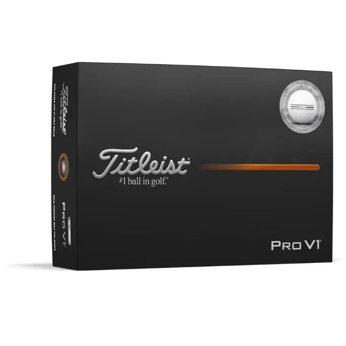 Image of Titleist Pro V1 Enhanced Alignment Golf Balls 2025