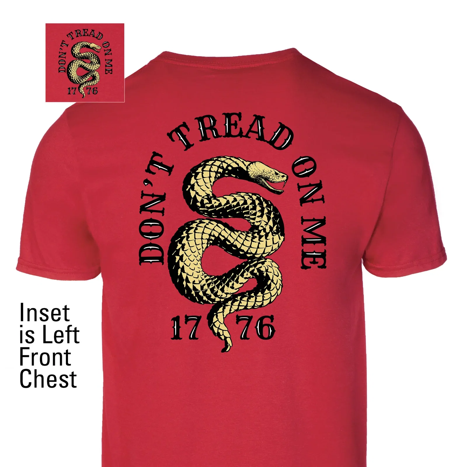 Image of Don’t Tread On Me 1776 T-Shirt