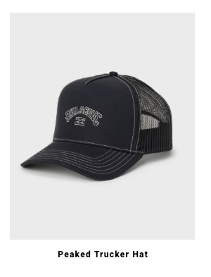 Peaked Trucker Hat
