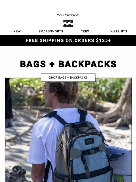 Backpacks + Hats