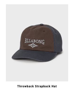  Throwback Strapback Hat