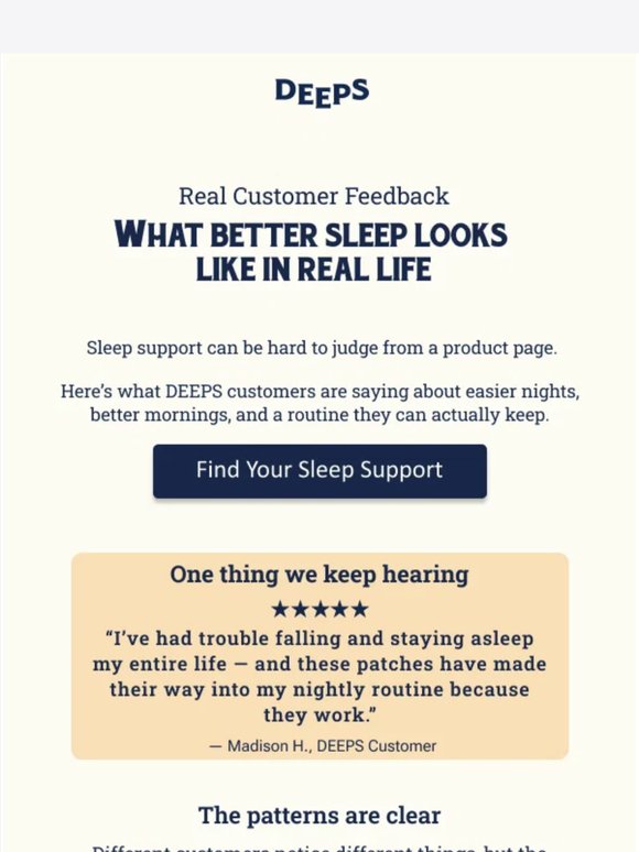 What better sleep looks like in real life