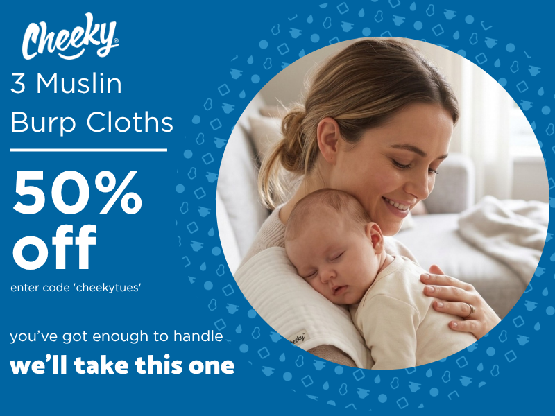 Muslin burp cloths half price
