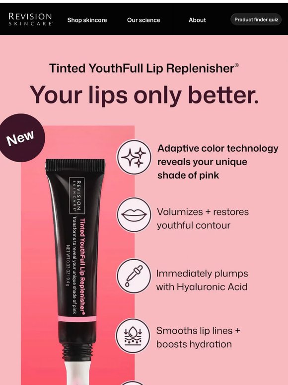 Meet Your New Favorite: Tinted YouthFull Lip!