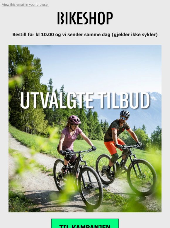 Nye tilbud er her – spar på sesongens favoritter 🚲