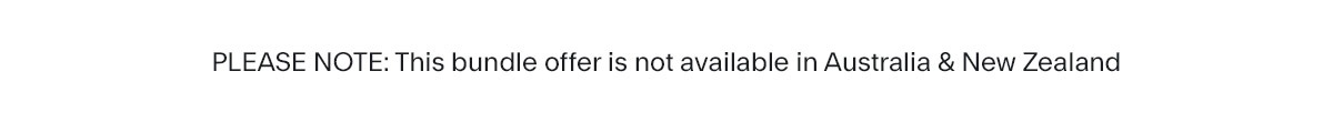 Not available in AUS or NZ