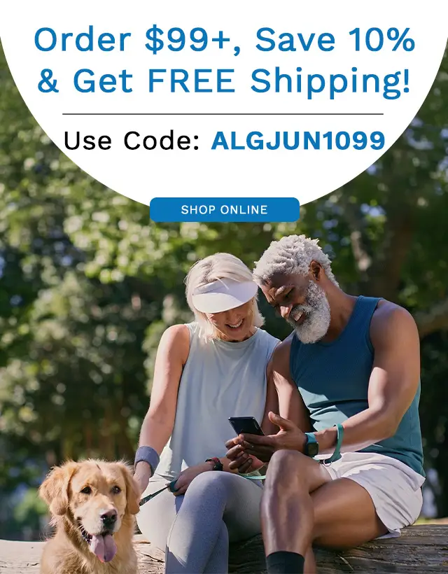 Order $99+, Save 10% & Get FREE Shipping! Use Code: ALGJUN1099