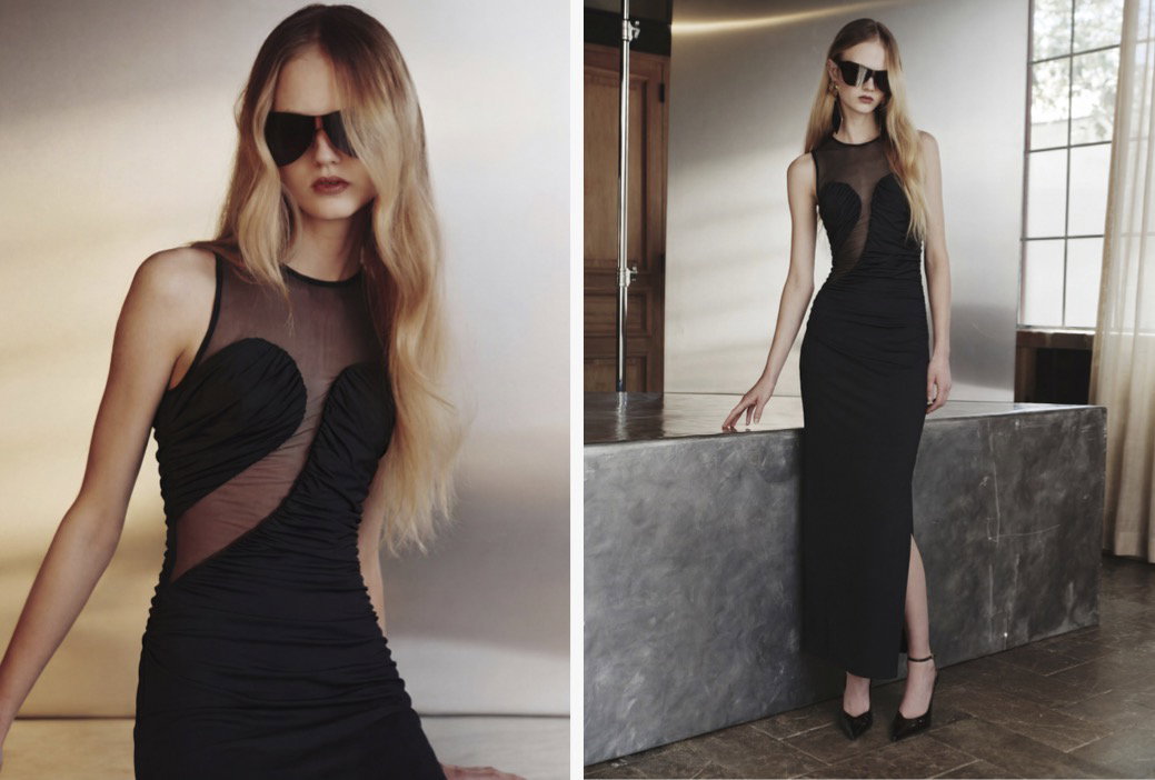 Marjo Midi Dress - Black