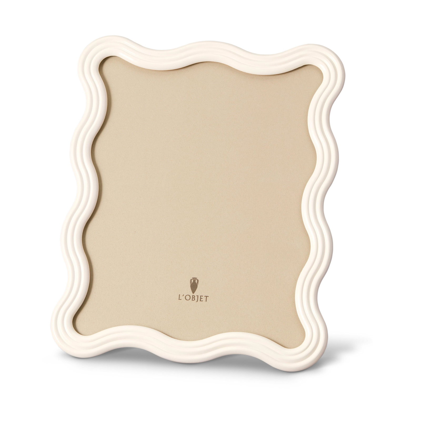 Image of Ripple Frame - White Enamel - 8x10