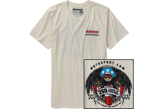 MotoSport Americas 250th T-Shirt - Natural  Large