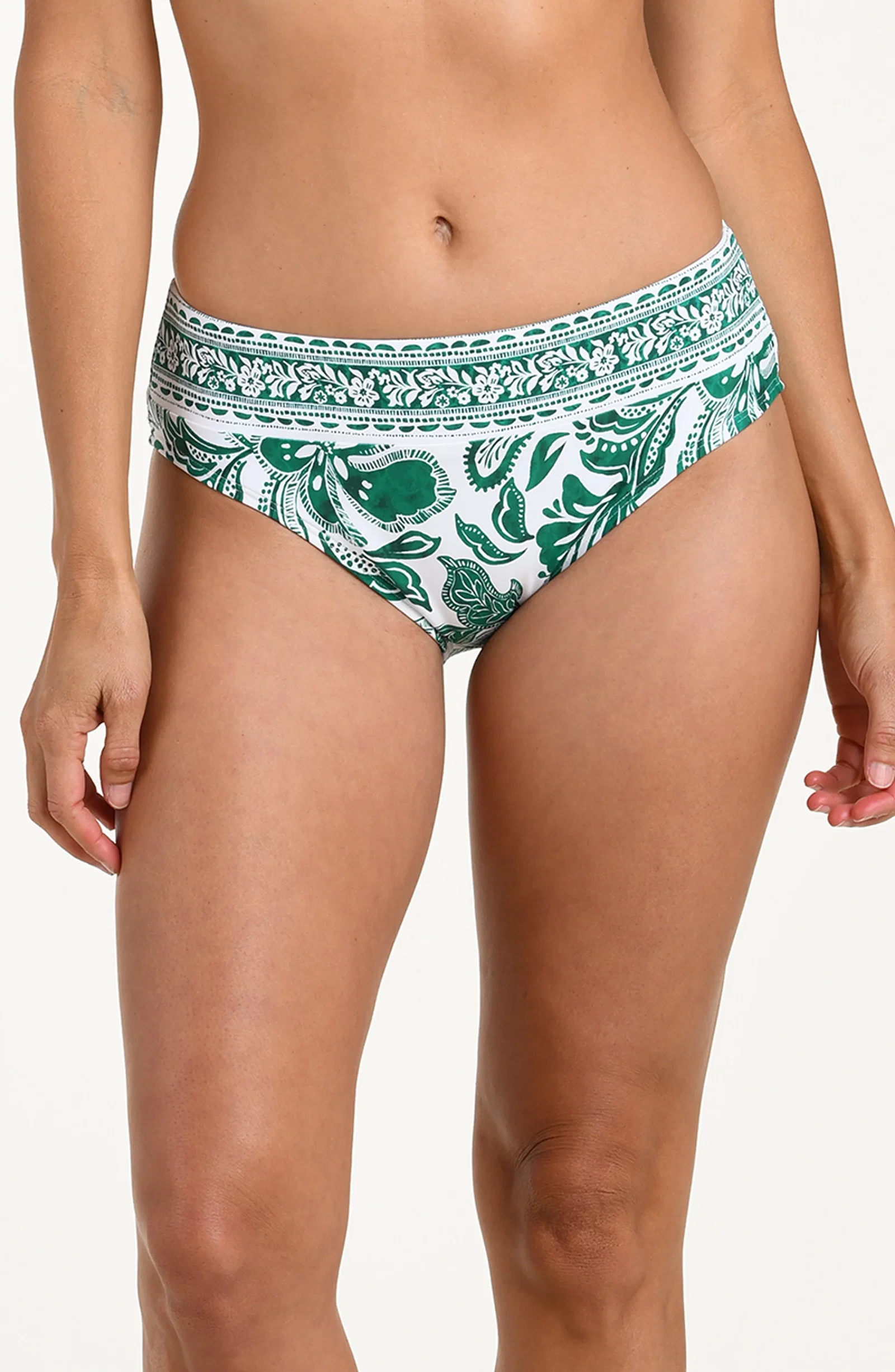 Image of Botanical Brocade Mid-Waist Bottom