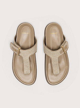 Aisne Suede Toe Post Sandal