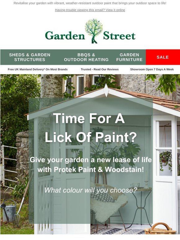 Transform Your Garden with Protek Paint!