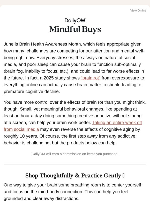 How’s Your Brain Treating You These Days?