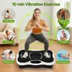 Vibration Platform Machine Plate Fitness Gym Home Exercise Vibrating Shaking Full Body Shaker Workout Stand Shake Board Weight Loss Lymphatic Drainage