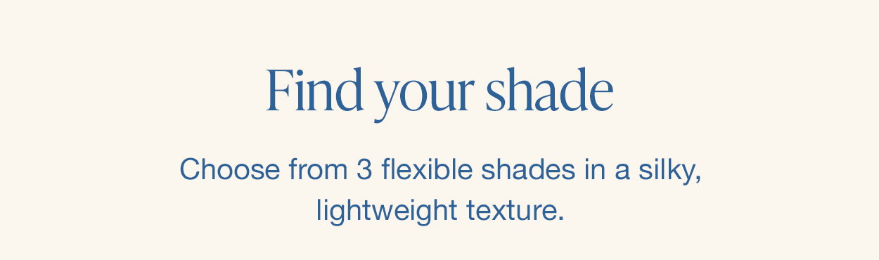 Find your Shade