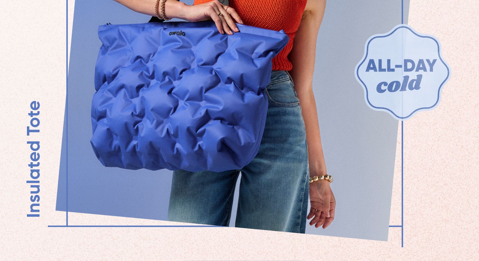 The Cloud: insulated tote. All-day cold.
