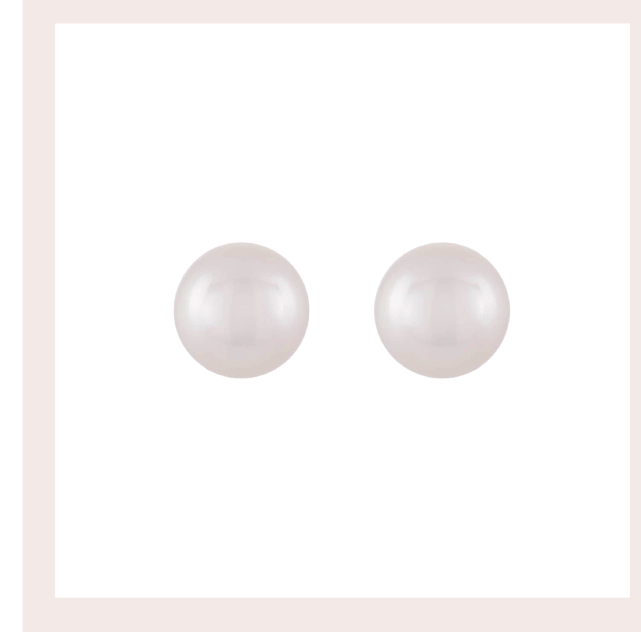 9ct Yellow Gold Freshwater Pearl 7-7.5mm Stud Earrings