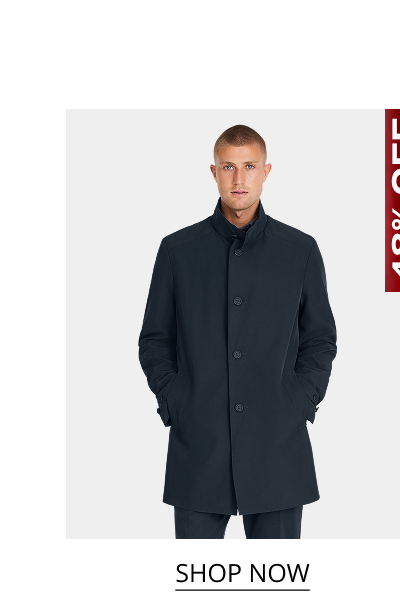 Navy Lazar Tech Coat