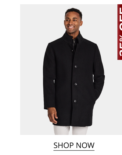 Black Gisburn Wool Coat
