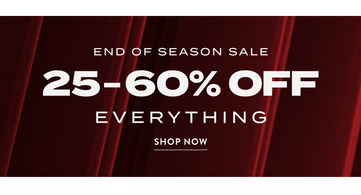 End Of Season Sale