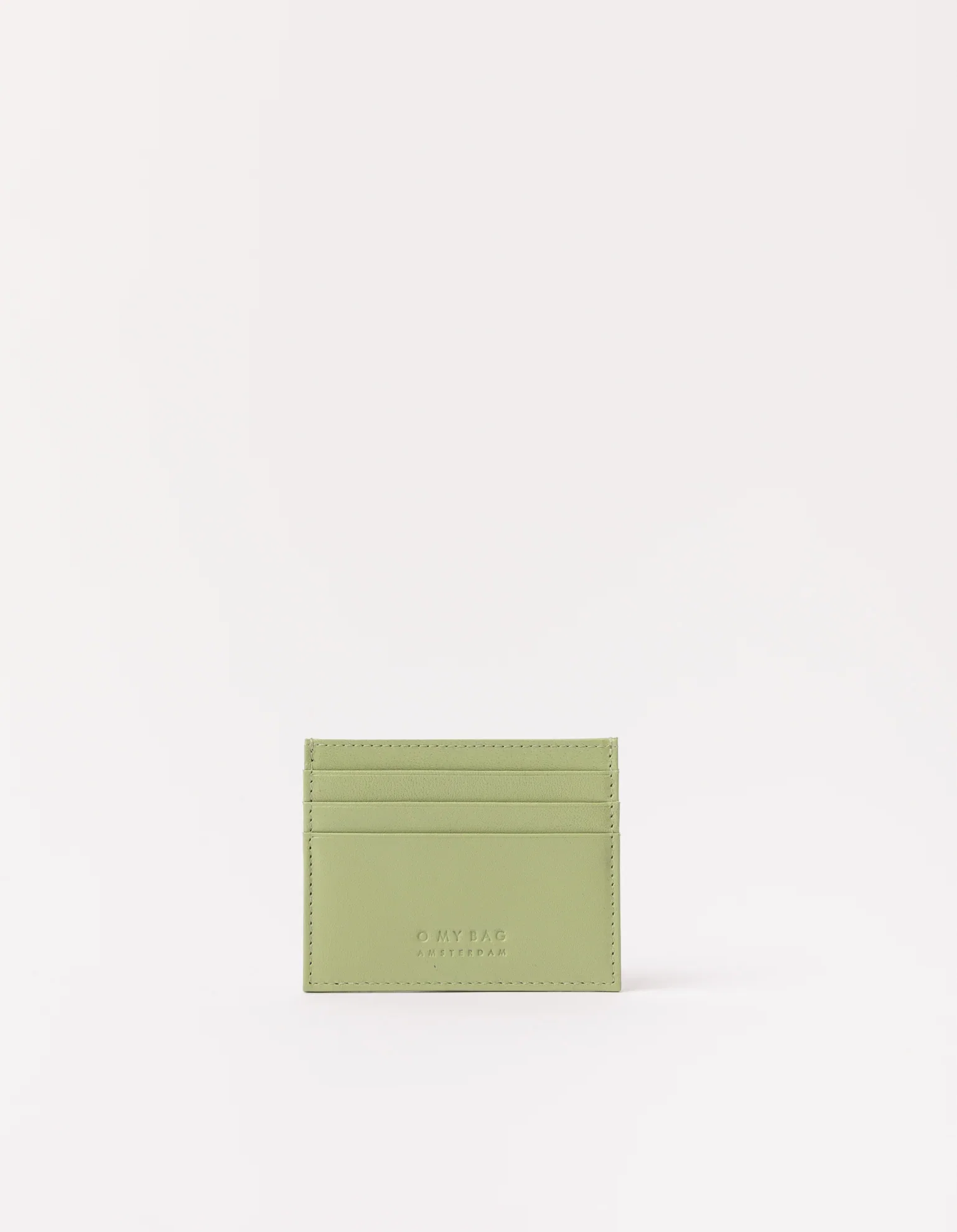 Image of Mark's Cardcase Maxi - Tea Green Classic Leather