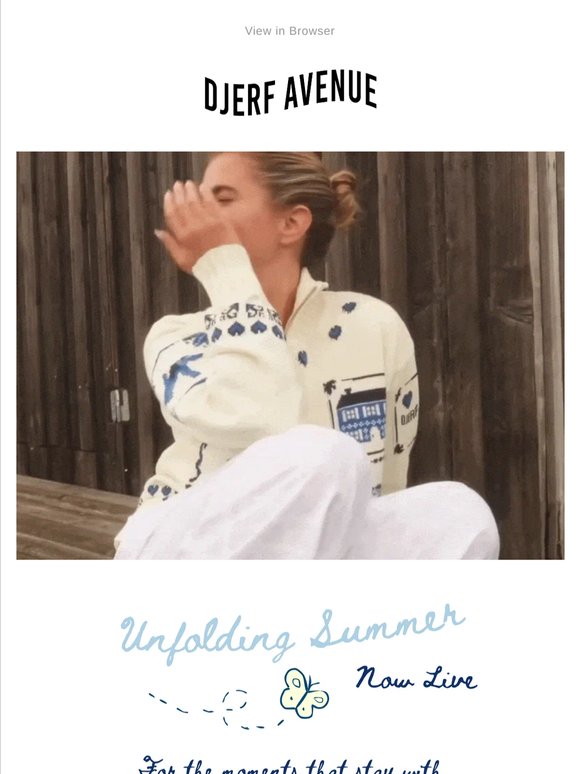 NEW DROP NOW LIVE: Unfolding Summer 🌊🩵