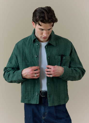 Canyon Heavyweight Overshirt | Cotton | Forest
