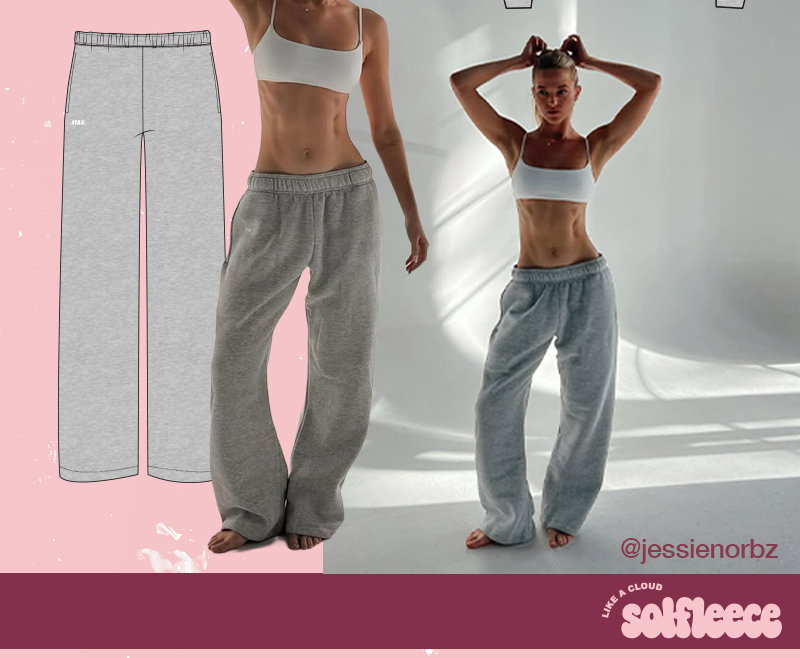 Straight Leg Joggers Solfleece® - @jessienorbz